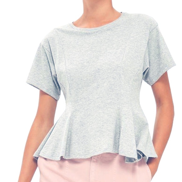 Topshop Tops - Topshop Corset Seam Tee